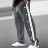 Men's Fashionable Jacquard Button Casual Pants