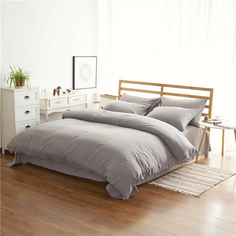 Luxury Thick Fleece Duvet Cover Queen King Winter Warm Bed Quilt Cover Pillowcase