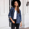 Winter New Washed Denim Jacket Female Amazon