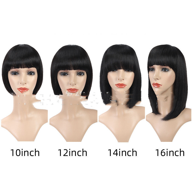 European And American Wigs With Bangs And Bob