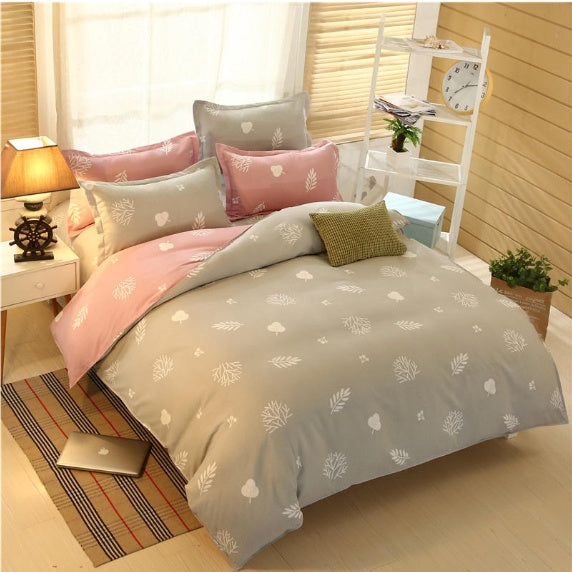 Luxury Thick Fleece Duvet Cover Queen King Winter Warm Bed Quilt Cover Pillowcase