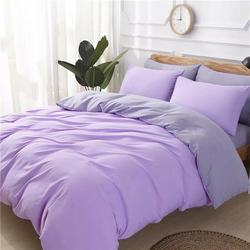 Luxury Thick Fleece Duvet Cover Queen King Winter Warm Bed Quilt Cover Pillowcase