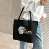 Women's Canvas Bag New Shoulder Handbag Student Tote One Piece