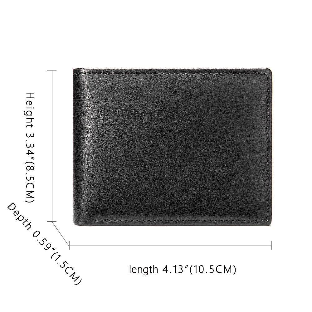 WESTAL men's genuine leather wallet purse for men engrave desinger card holder men's money bag short coin purse RFID wallet 7328