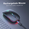 Wireless Mouse Bluetooth Mouse Wireless Computer Mouse RGB Rechargeable Ergonomic LED Backlit Mause Silent Mice For Laptop PC