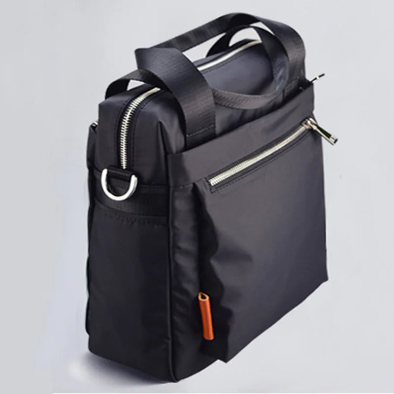 New Men's Shoulder Bags Waterproof Wear-resistant Multi-function Large-capacity Vertical Simple Business Outdoor Casual  Handba