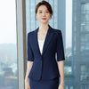 Half Sleeve Formal Women Business Work Wear Suits with Skirt and Tops Spring Summer OL Styles Professional Office Career Sets