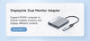 Hagibis USB C Docking Station with Dual HDMI-compatible M.2 SSD Enclosure Ethernet 100W PD USB Hub SD/TF for Laptop Macbook Pro