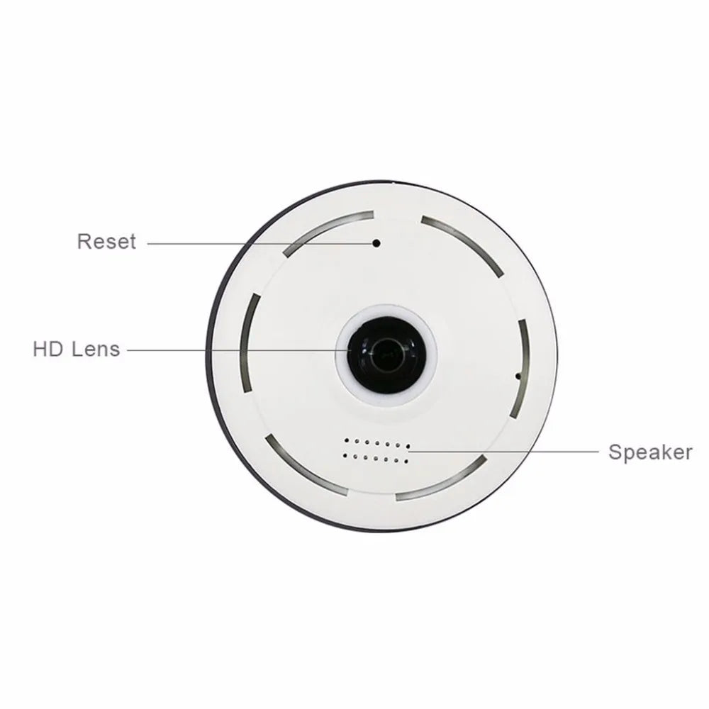 960P HD Wifi IP Camera Home Security 360 Degree Panoramic Fisheye Mini CCTV Camera 1.3MP Home Surveillance Wireless Camera