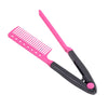 V Type Washable Folding Hair Straightener Comb Hairdressing Brush Comb Hair Styling Clip Tool Barber Accessories Comb for Hair