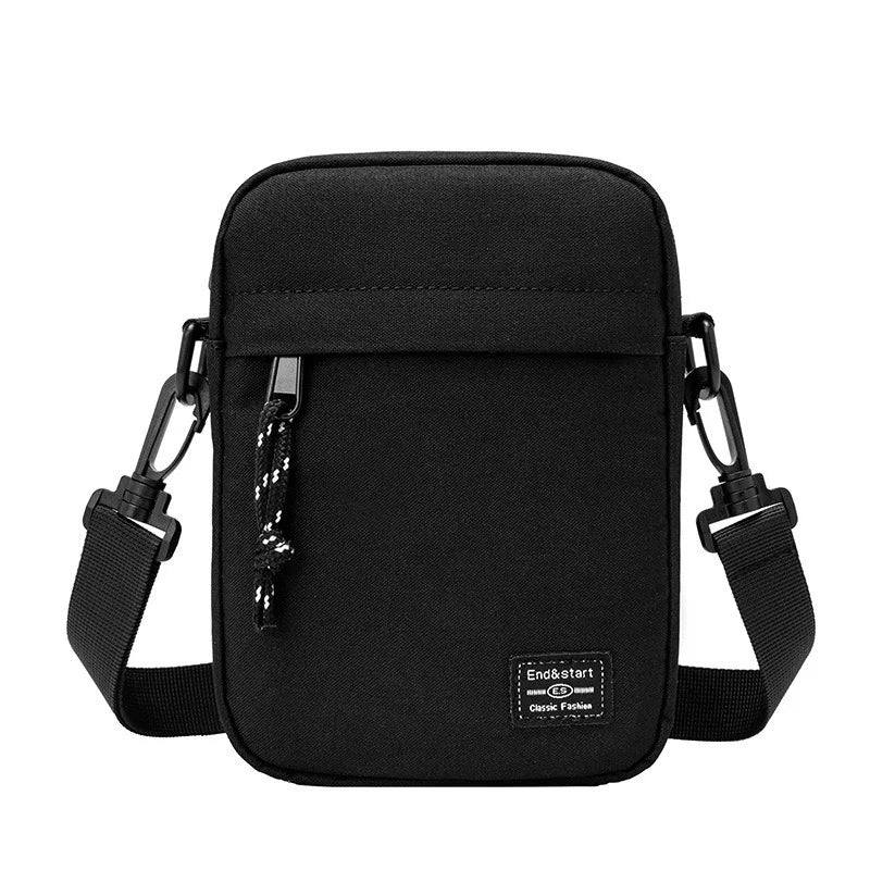 Simple Mini Crossbody Handbags Bag Men's Nylon Shoulder Side Bag for Men Messenger Phone Sling Bag Husband  Chest Pack Wallet