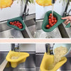 Large Kitchen Sink Drain Basket Organizer Faucet Holder Strainer Food Garbage Colanders Draining Shelf Organization Accessories