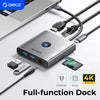 ORICO USB 3.0 Adapter HUB Type C to 4K60Hz HDMI-Compatible Docking Station RJ45 PD Splitter For MacBook iPad Laptop Accessories