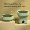 13L Portable Folding Washing Machines Large with Dryer Bucket for Clothes Underwear Sock Small Washer Travel Home Mini Machine