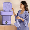 13L Portable Folding Washing Machines Large with Dryer Bucket for Clothes Underwear Sock Small Washer Travel Home Mini Machine