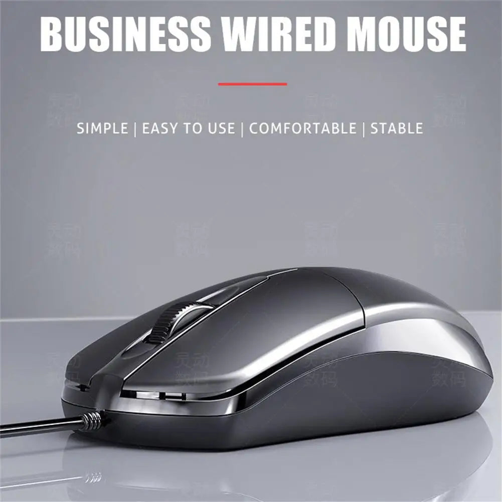 1pc Professional Office Usb Optical Gaming  Mouse Ultra Slim Silent Ergonomic Design Computer Laptops Notebook Accessories