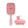 Shampoo Brush Scalp Massage Spray Bottle Dispenser Bottle Hollow Comb Styling Comb Hair Set Hair Brushes Set Women Hair Tools