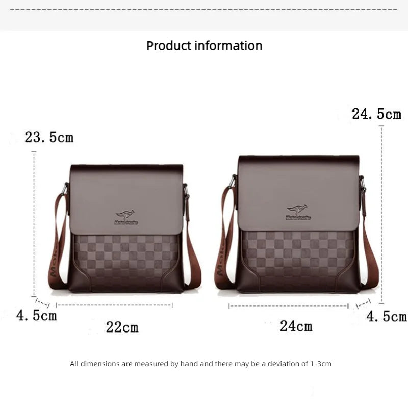 Men's New Crossbody Bag Vertical Casual Crossbody Bag High-grade Shoulder Bag Business Fashion Briefcase