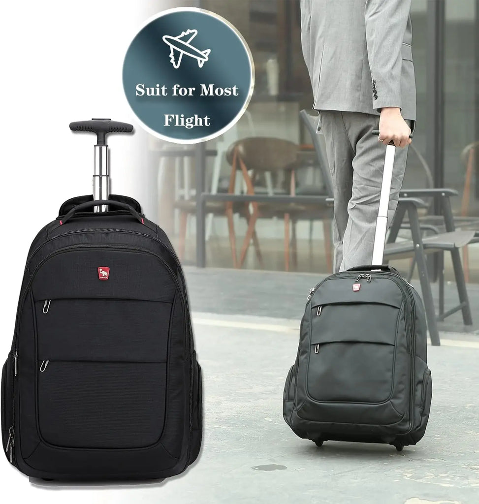 OIWAS Travel Bag on Wheels Men's Trolley Backpack Business Large Capacity Gym Sport Bags Travel Luggage Sets For Women Teens