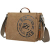 Men's Canvas Crossbody Messenger Bag Business Travel Shoulder Handbag Large Capacity Briefcase Vintage High-Quality Carryall