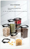 Sealed Jars Kitchen Grain Storage Organizer Large Tank Plastic Moisture-proof Storage Box Household Seasoning Jars Set