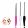 Durable Manicure File Lightweight Dual Use Stainless Steel Beauty Nail File Nail Care Tool Cuticle Pusher Nails Art Tools