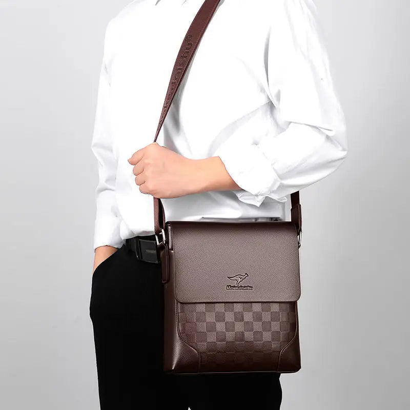 Men's New Crossbody Bag Vertical Casual Crossbody Bag High-grade Shoulder Bag Business Fashion Briefcase