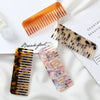 Wide Teeth Acetate Hair Combs Anti-static Massage Hair Brush Hairdressing Colorful Hairdress Salon Styling Traveling Accessories