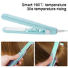 Portable Mini Hair Straightener Flat Iron Hair Curler For Men Women Short Hair Wave Hairstyling Dual Voltage Straightening Irons