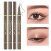 Waterproof Quick Dry Liquid Eyeliner Pen Lasting Lying Silkworm Eyeliner Pencil Ultra-fine Matte Black Brown Beauty Eyes Makeup