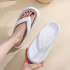 Rimocy Soft Sole EVA Women's Flip Flops 2023 Summer Beach Non-slip Cloud Slippers Women Thick Platform Clip Toe Bathroom Slides