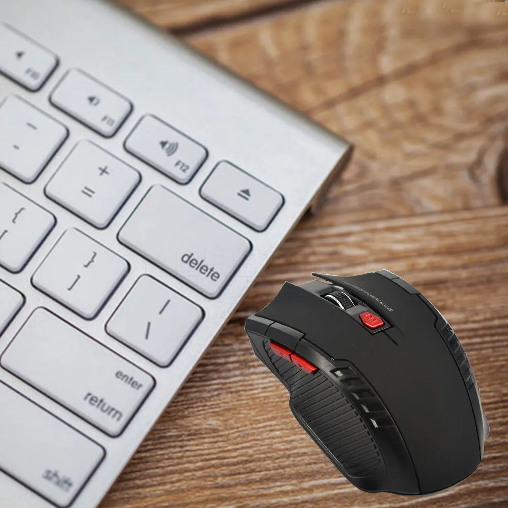 2.4G 6Buttons Wireless Mouse Game Mouse 1600DPI USB Receiver Gaming Mouse Optical For Laptop Computer PC Gamer LOL