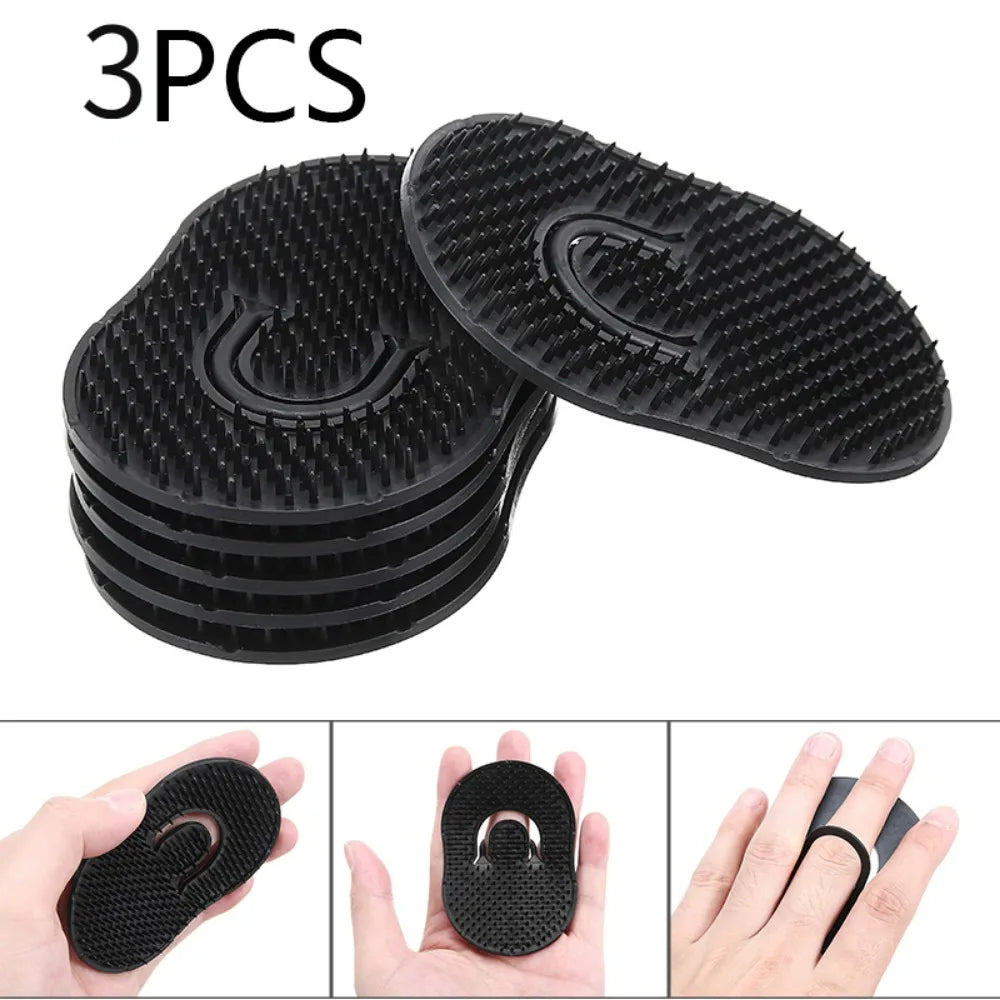 Small Round Hair Brush Pocket Comb Hair Men Beard Mustache Palm Travel Scalp Massager Portable Massage Brushes Styling Tools