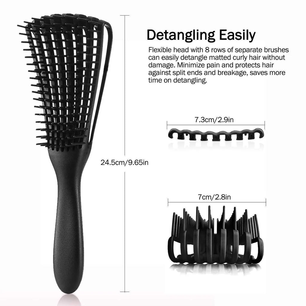 Scalp Massage Hair Brush Wet and Dry Detangling Hair Brush Head Care Hairbrush Reduce Fatigue Detangling Hair Styling Tool Women