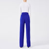 Solid Color Casual Pants Slim, High-waisted Bell Bottoms