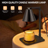 Candle Warmer Lamp With Timer, Electric Candle Warmer Adjustable Height Wax Warmer Compatible With Scented Candle For Vintage Home Room Decor House Warming Gifts New Home