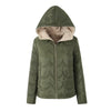 European And American Ladies Cotton Jacket Solid Color Leisure Warm Short Coat