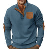 Patch Pocket Jacket Stand Collar Long Sleeve Corduroy Multicolor Hoodie