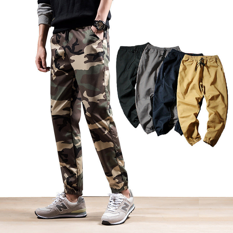 Ankle-tied Sports Training Casual Pants