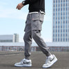 Men's Hong Kong Style Casual Ankle Banded Pants Sports