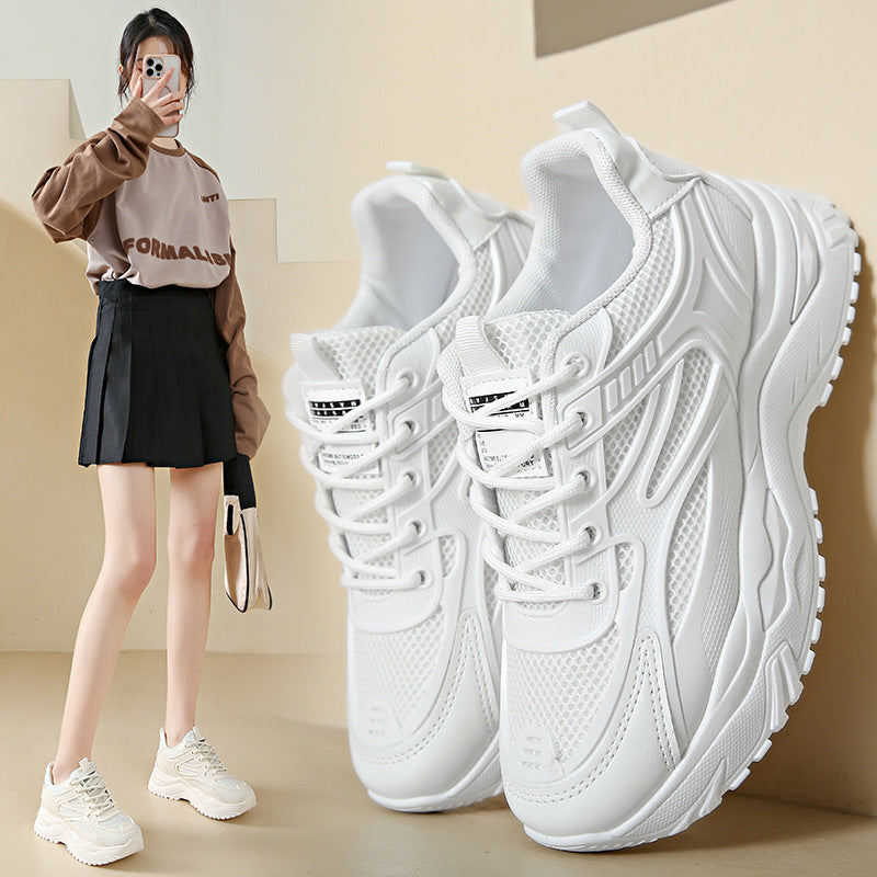 Women's New Fashionable Casual Sneaker Comfortable Running White Shoes